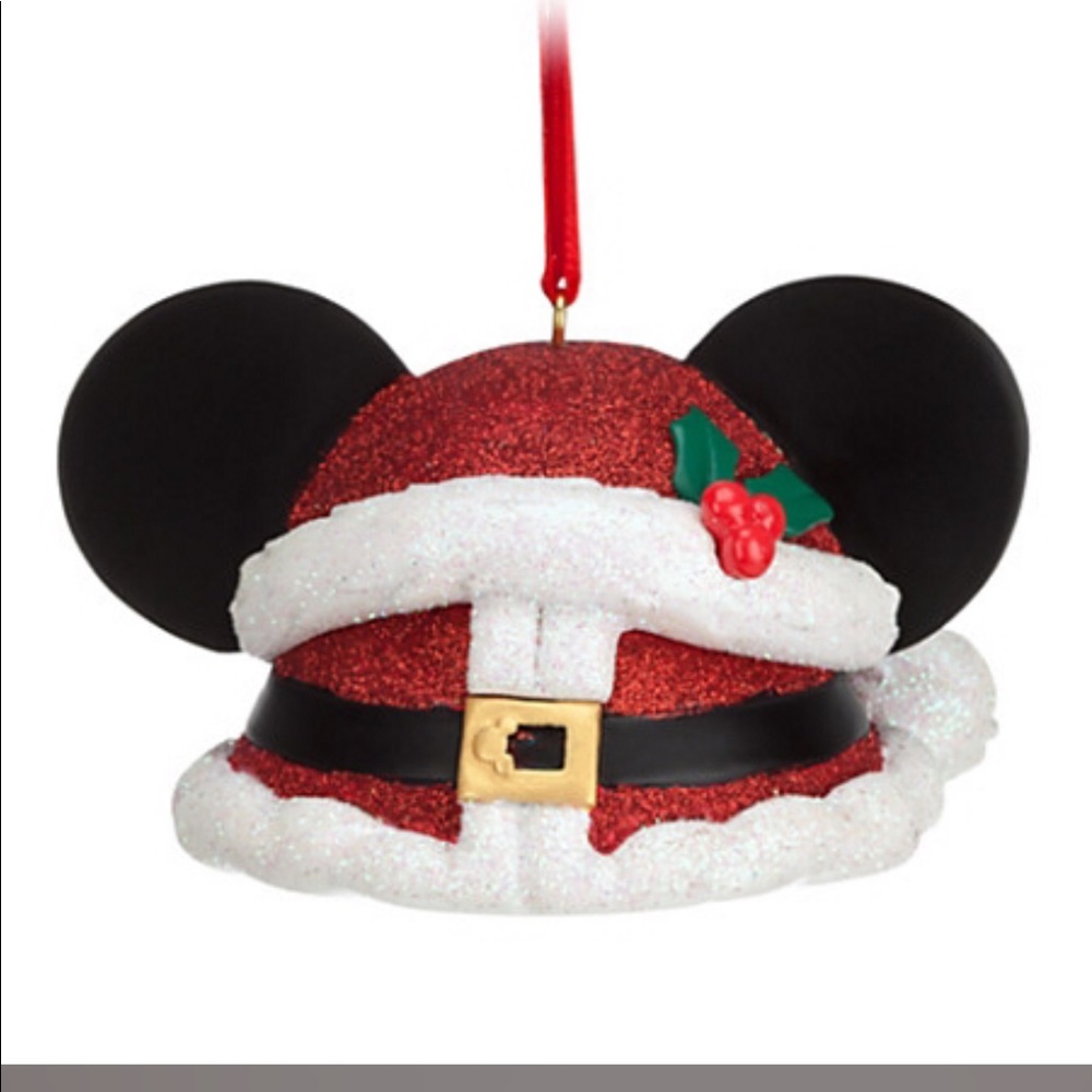Disney Parks Santa Mickey Hand Painted Xmas Ornament - Picture 3 of 10